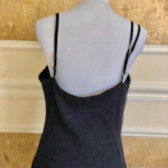 DOLCE & GABANA gray beaded wool midi dress M - Picture 7 of 16